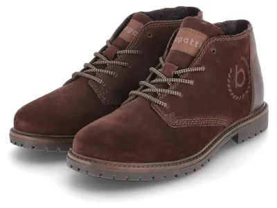 Zdjęcie produktu dla Bugatti męskie buty za kostkę sznurowane brązowy zamsz Rozmiar: 40