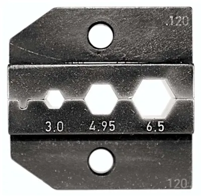 Produktbild von 624 120 3 0 Rennsteig Werkzeuge GmbH Crimpeinsatz für LWL- Verbinder - 1 Stück