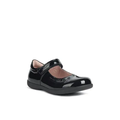 Immagine prodotto di Geox - Scarpe da bambina "Naimara", ballerina, vernice FS8268 (33 EU) (Nero)