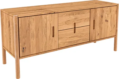 Produktbild von Sideboard 142 cm breit, Eiche massiv geölt, PORI-165