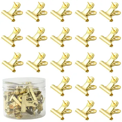 Produktbild von Dekorative goldene Büroklammern - 30 Stück