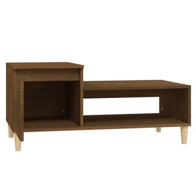 Obrázek produktu pro vidaXL Konferenční stolek Brown Oak Optics 100x50x45 cm Dřevěný materiál