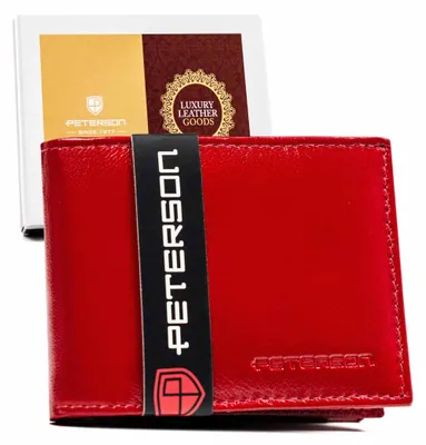 Produktbild von Peterson Portemonnaie aus Leder für Frauen Chozzkaad rot One size