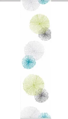 Produktbild von Home Wohnideen Schiebevorhang Dekostoff DigitaldruckRawlins 1 teilig 245 x 60 cm Grün