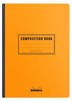 Produktbild von Rhodia  Book A5 kariert orange