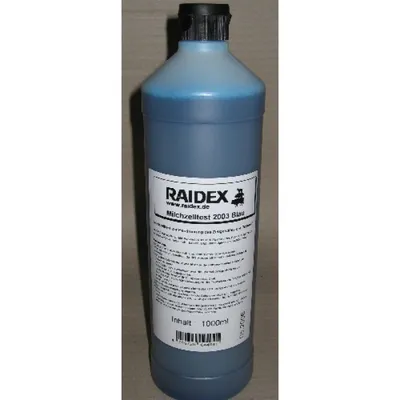 Produktbild von Raidex Milchzelltest 2003 blau 1 Liter Flasche