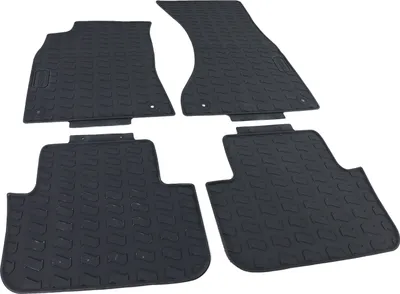 Produktbild von Premium Gummi Fußmatten Set 4-teilig Schwarz für Audi A4 B8 8K 07-15