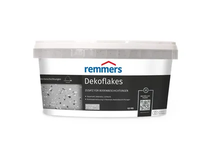Produktbild von Remmers Dekoflakes weiß / grau / schwarz 0,5 kg, Malerzubehör