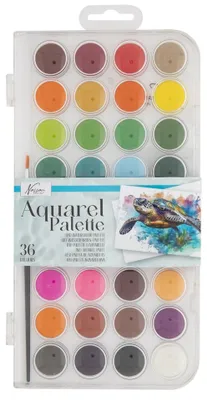 Immagine prodotto di Tavolozza di colori acquerello, 36 colori