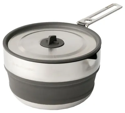 Produktbild von Sea To Summit Detour, Topf, Edelstahl, Silikon, 1,8 l, Grau, Edelstahl, Edelstahl, Edelstahl