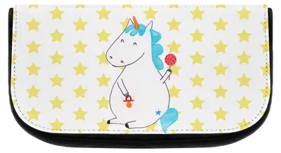 Produktbild von Mr. & Mrs. Panda Kosmetiktasche Einhorn Baby - Weiß - Geschenk, Unicorn, Organizer, Party, Einhörner, kosmetiktäschchen, Make-up, Mutter, Kulturtasche, Geburtstag