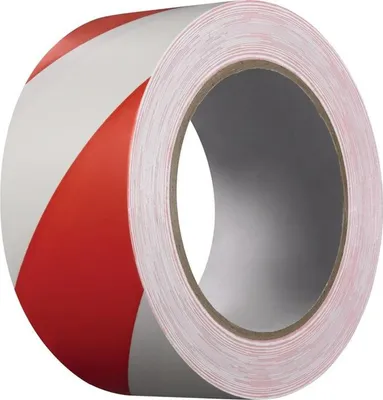 Produktbild von kip Warnband Extra 339 PVC rot / weiß - 339-58