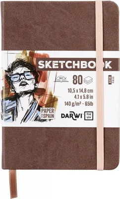 Produktbild von DFY Skizzenb A6 80Bl 140 g br