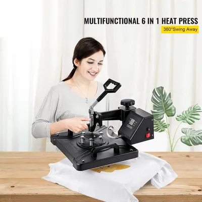 Produktbild von Wärmepresse - Transferpresse - Sublimationsdrucker - Wärmepressenmaschine - 5-in-1-Gerät - 15 x 15 Zoll