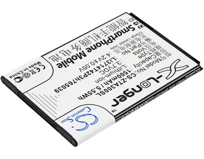 Produktbild von TECHTEK Akku Kompatibel mit [ZTE] AF3, AF5, Blade A3, Blade A5, Blade C341, T220, T221, T230 Ersetzt Li3714T42P3h765039