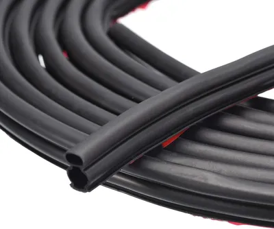 Zdjęcie produktu dla Samoprzylepna uszczelka, guma, 3 m x 10 mm, do drzwi i okien, izolacja akustyczna