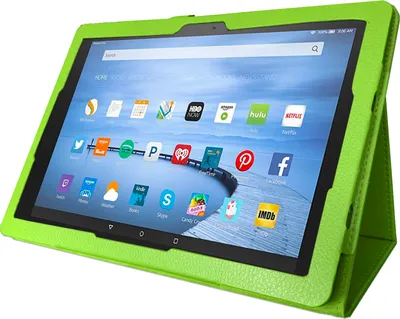 Produktbild von Hülle für Amazon Fire HD 10 / HD 10 Plus 11. Generation 2021 10.1 Zoll Smart Cover Etui mit Standfunktion und Auto Sleep/Wake Funktion Grün