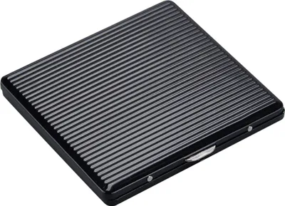Produktbild von ZIGARETTENETUI "Slim" für 10 Zigaretten aus Metall Zigarettenbox Zigarettendose Etui Box Dose Case 857 (Schwarz)