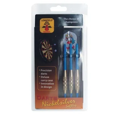 Zdjęcie produktu dla Zestaw rzutek Longfield Nickel Silver, rzutki Softip 18Gr.