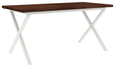 Produktbild von Live Edge Esstisch 120 x 90 x 75 cm Massivholz Akazie