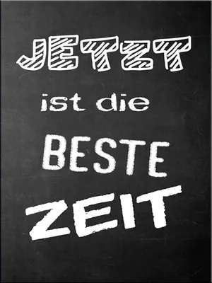 Produktbild von vianmo Holzschild 40x30 cm Jetzt ist die beste Zeit