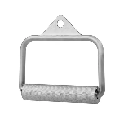 Produktbild von ScSPORTS® Einhandgriff - mit Drehbarem Griff, Stahl, bis 200 kg, Gerändelt, Verchromt - Einhand Kabelzug Griff, Einhandkabel, Trainingsgriff für Krafttraining, Fitness, Seilzug, Gym, Kabelturm