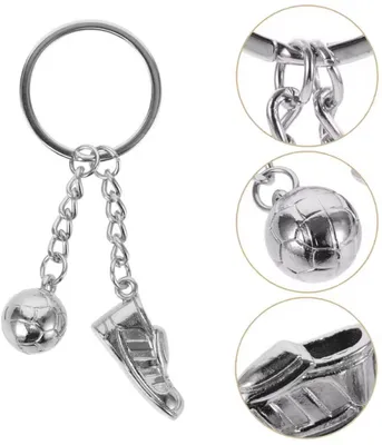 Image de Porte-clés football – Porte-clés en forme de chaussure de football – Joueur de football – Fan de football – Football – Beau cadeau pour les joueurs de football – 1 pièce – CHPN