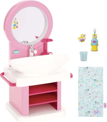 Produktbild von waschtisch Toothcare SpaMädchen 40 cm rosa / weiß 5-teilig
