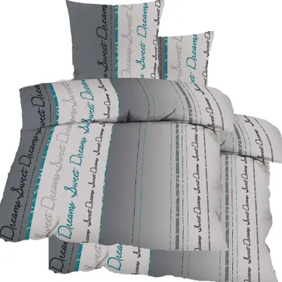 Produktbild von Doppelpack Renforce Bettwäsche, 2x (135x20+80x80), Sweet Drems, Baumwolle