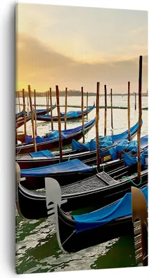 Produktbild von Bild auf Leinwand - Leinwandbild - Venedig Gondel - 55x100cm - Wand Bild - Wanddeko - Wandbilder - Leinwanddruck - Bilder - Kunstdruck - Wanddekoration - Leinwand bilder - Wandkunst - PA55x100-3531