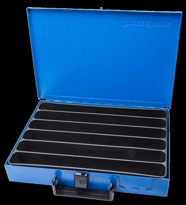 Immagine prodotto di Assortimenti Dresselhaus - Cassetta, completa di fodera a 6 scomparti, vuota, DH-8517