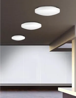 Image de NOVA LUCE plafonnier Ivi IP44, Variante : 2 x 60 W, Ø 400 x 80 mm
