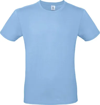 Produktbild von B&C TU01T | Herren T-Shirt E150 / -100  - Farbe: Sky Blue - Größe: M