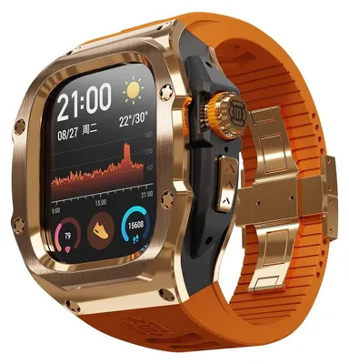 Obrázok produktu pre Náramok na inteligentné hodinky s kovovým puzdrom pre Apple Watch Ultra 2 / 1, 49 mm, silikón, TPU