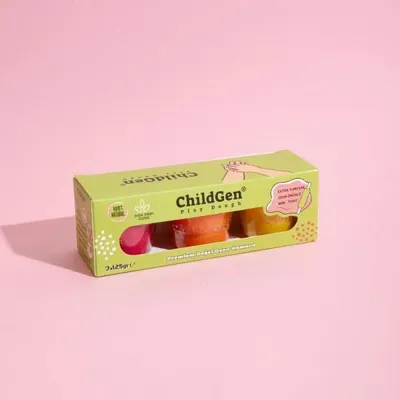 Zdjęcie produktu dla Ciastolina naturalna w słoiczkach 3 kolory po 125g
