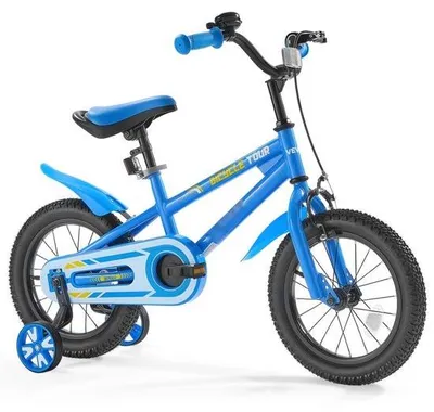 Immagine prodotto di Bicicletta per bambini stile BMX da 14 pollici - per bambini di età compresa tra 4 e 8 anni, 90-115 cm