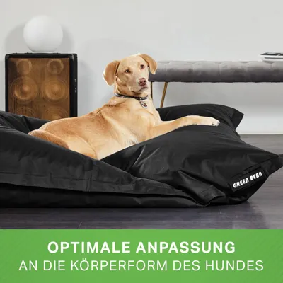 Produktbild von Green Bean Hundebett für mittlere & große Hunde 120x160cm mit EPS Perlen Füllung - Hundekissen Hundematte Hundesofa Dog Bed
