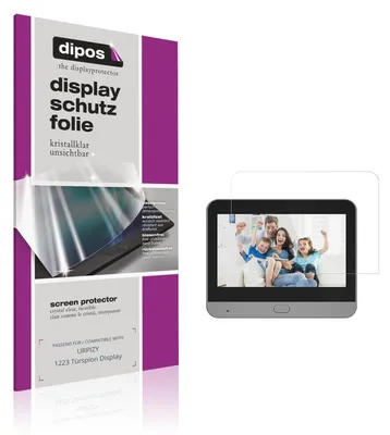 Immagine prodotto di 2x Pellicola Protettiva per URPIZY 1223 Türspion Display Protezione Schermo Claro Display dipos