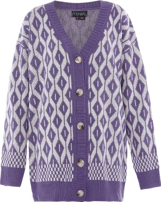 Immagine prodotto di Maglione da donna FENIA - grigio bianco, XL/XXL