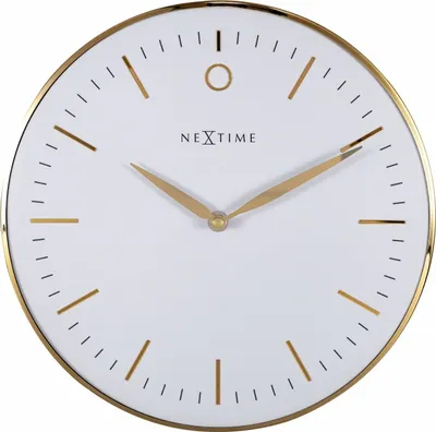 Produktbild von Nextime Wanduhr Small Glamour Ø 30 cm weiß