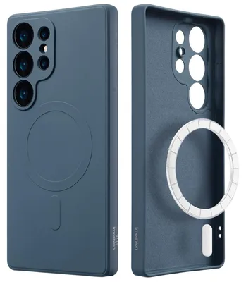 Imagen del producto de Funda de Colores con MagSafe para Samsung Galaxy S25 Ultra - Azul oscuro