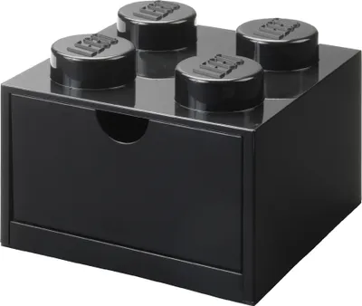 Produktbild von LEGO Schubladenbox DESK DRAWER 4 1 Schub schwarz