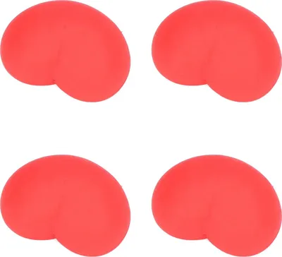 Immagine prodotto di 12 pezzi cuore giocattolo antistress, elastico, morbido, simulazione, gomma, forma rossa, palla di decompressione, per bambini e adulti