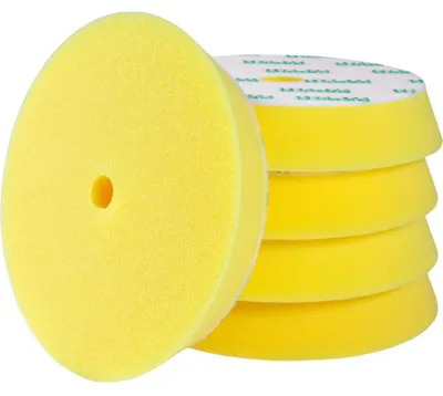 Produktbild von Gecko Hartschneidepad (gelb) 80 mm – 5 Stück – 75 mm Stützteller