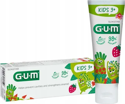 Produktbild von GUM Kids Monster, Kinder, 50 ml, Gel, 2 Jahr(e), 6 Jahr(e), Prävention von Zahnkaries