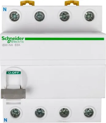 Obrázek produktu pro Schneider Electric spínač-odpojovač iSW-NA, 3P+N, 63A, 400-415V AC A9S70763