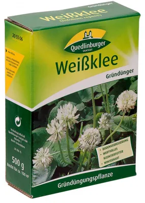 Produktbild von Weißklee 500 g | Gründünger von Quedlinburger