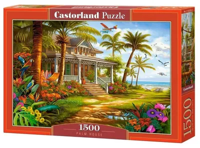 Produktbild von CASTORLAND Puzzle Palmový dů m 1500 dílků