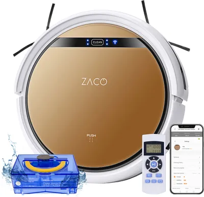 Produktbild von ZACO V5x Saugroboter mit Wischfunktion (mit Alexa & App, für Tierhaar & Allergiker)