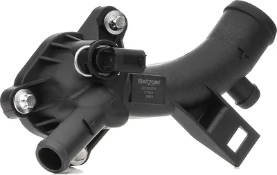 Produktbild von METZGER 4010010 Kühlmittelflansch für OPEL Corsa D Schrägheck (S07) Wasserflansch